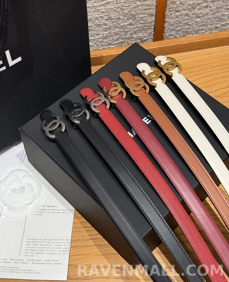 샤넬 샤넬 더블 C 로고 벨트 상세 이미지