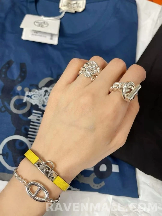 에르메스 에르메스 체인 당크르 에나멜 링 상세 이미지