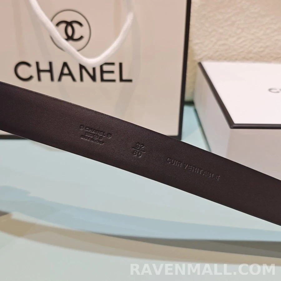 샤넬 샤넬 텍스처 버클 벨트 상세 이미지