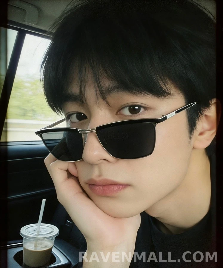 생로랑 세인트로랑 메탈 스퀘어 선글라스 상세 이미지
