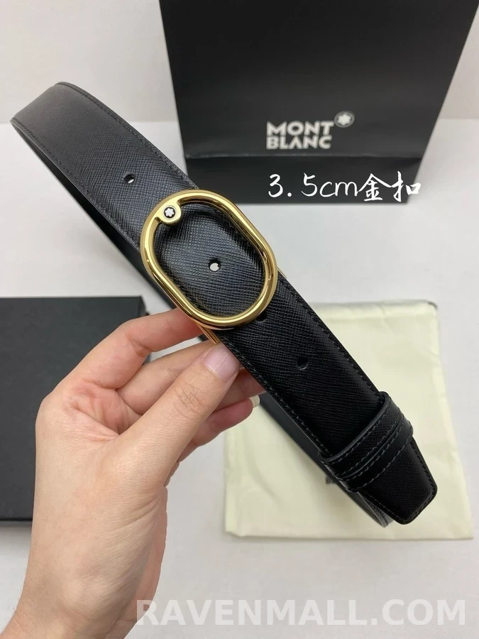 몽블랑 몽블랑 버클 레더 벨트 상세 이미지