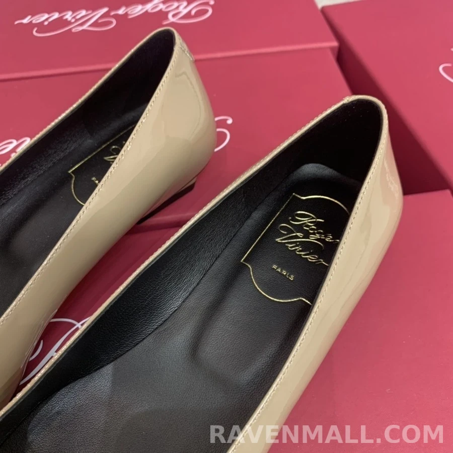 로저 비비에 로저비비에 페이턴트 버클 플랫 상세 이미지