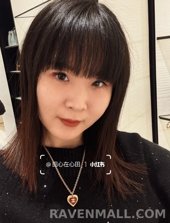 샤넬 샤넬 하트 더블 C 목걸이 상세 이미지