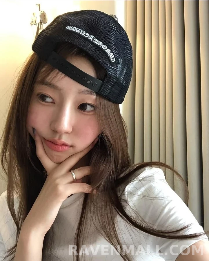 크롬하츠 크롬하츠 가죽 크로스 패치 트러커캡 상세 이미지