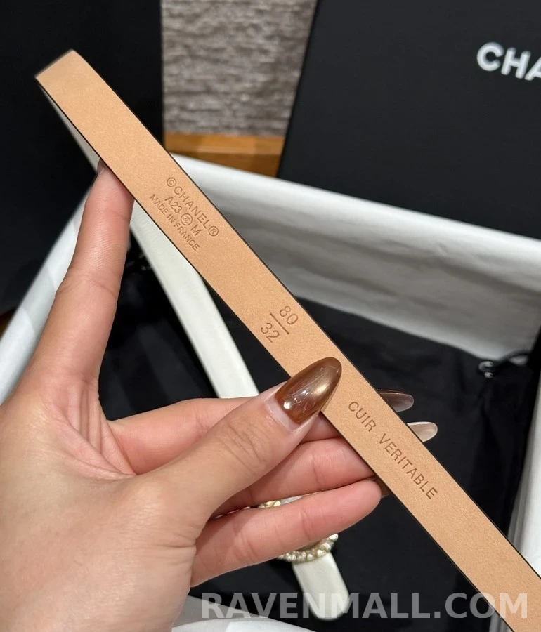 샤넬 샤넬 하트 진주 로고 벨트 상세 이미지