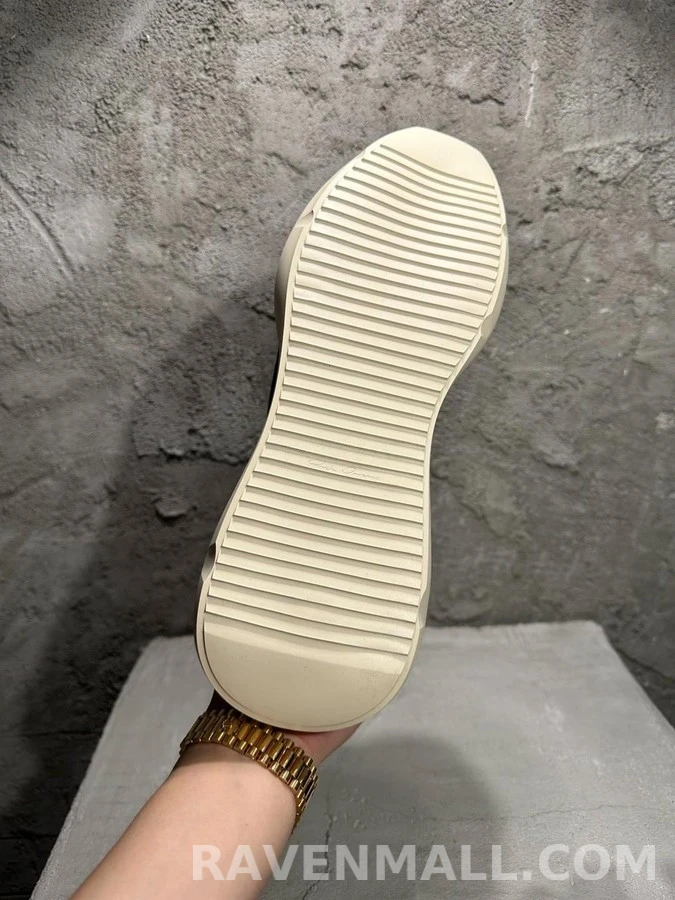 릭 오웬스 릭오웬스 리도 게스 풀 그레인 카프 레더 러너 상세 이미지