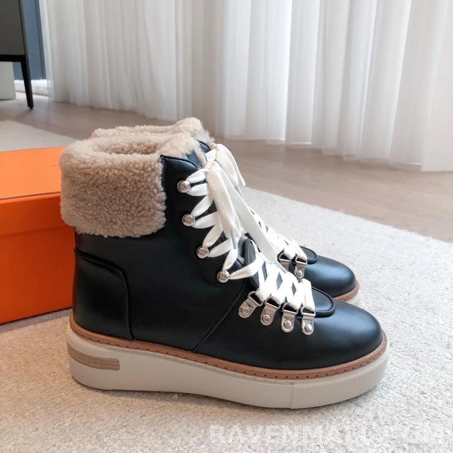 에르메스 에르메스 Flocon ankle 부츠 상세 이미지