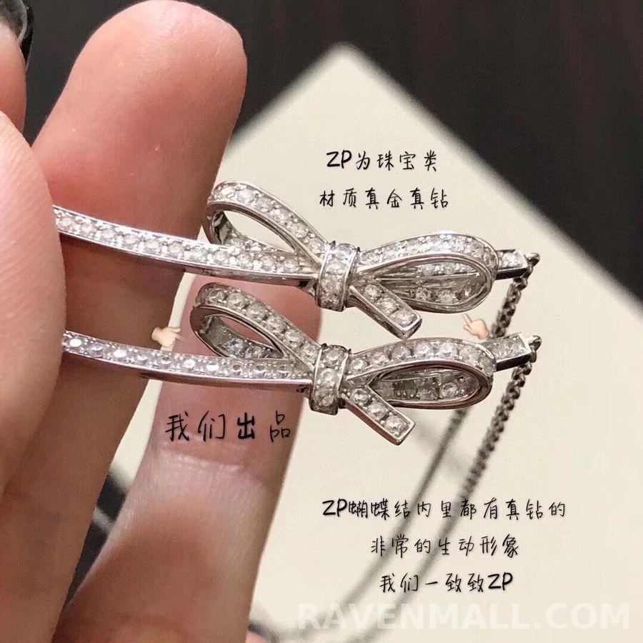 샤넬 샤넬 리본 다이아몬드 네크리스 상세 이미지