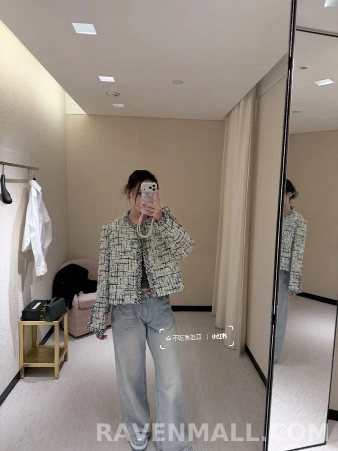 샤넬 샤넬 트위드 크롭 자켓 상세 이미지