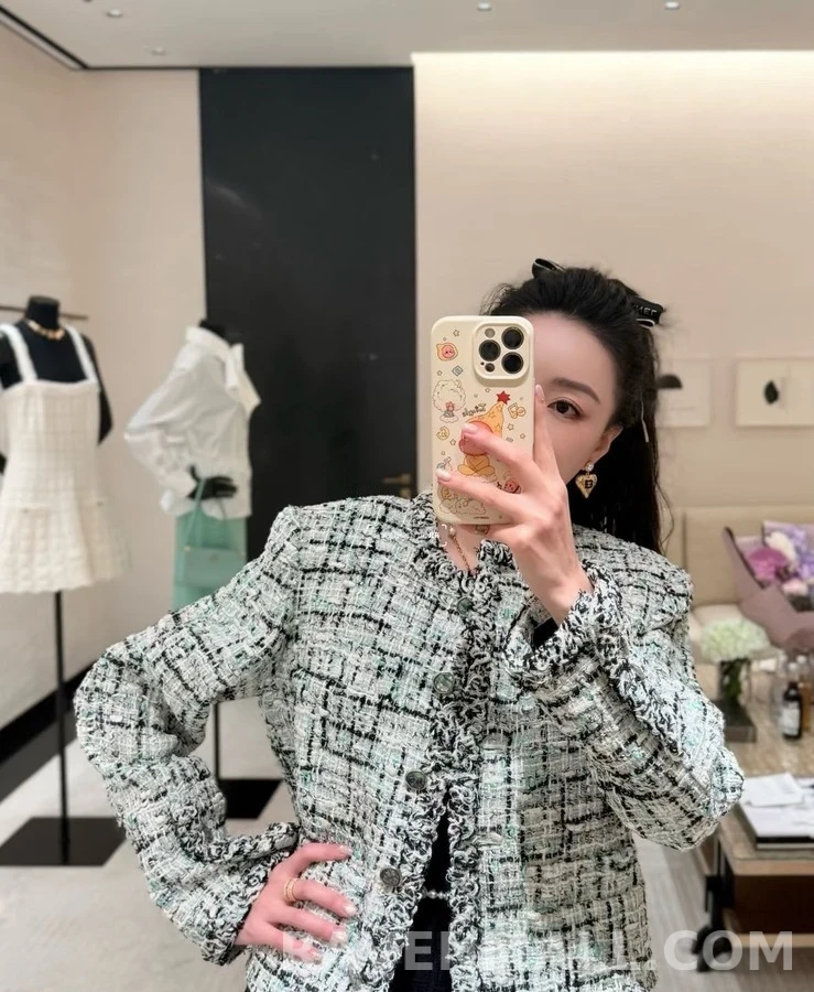 샤넬 샤넬 트위드 크롭 자켓 상세 이미지