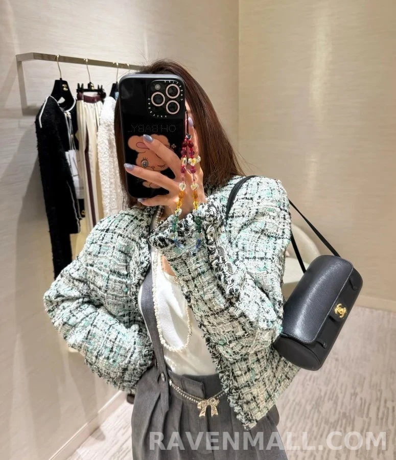 샤넬 샤넬 트위드 크롭 자켓 상세 이미지
