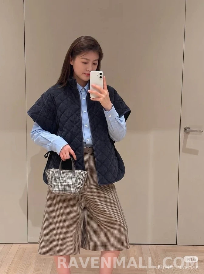 브루넬로 쿠치넬리 브루넬로 쿠치넬리 퀼팅 코듀로이 드로스트링 케이프 자켓 상세 이미지