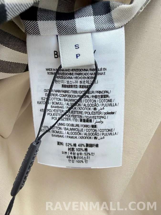 버버리 버버리 체크 안감 싱글 트렌치 코트 상세 이미지