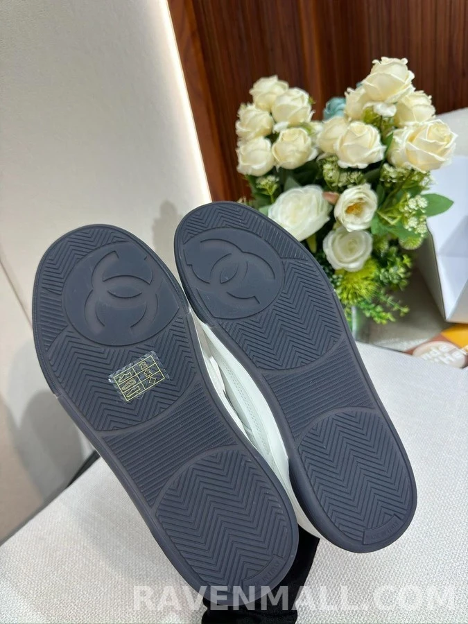샤넬 샤넬 CC로고 카프스킨 스니커즈 상세 이미지