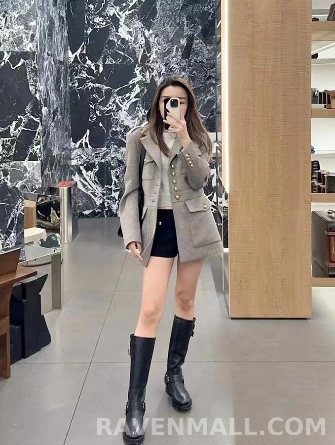 셀린느 셀린느 하네스 바이커 하이 부츠 상세 이미지