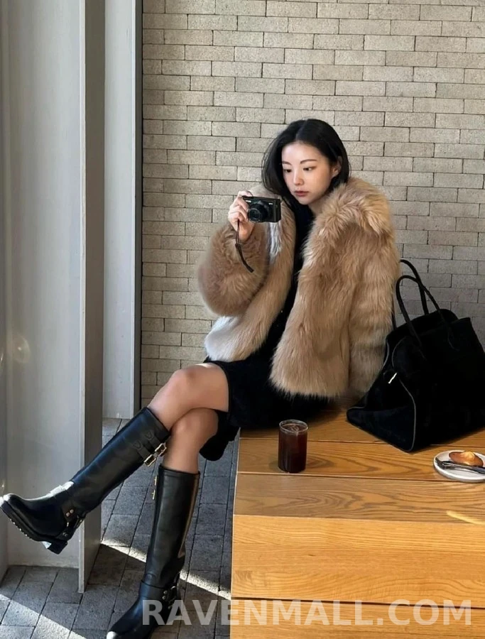 셀린느 셀린느 하네스 바이커 하이 부츠 상세 이미지