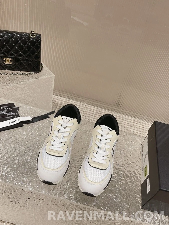 샤넬 샤넬 메쉬 스웨이드 스니커즈 상세 이미지