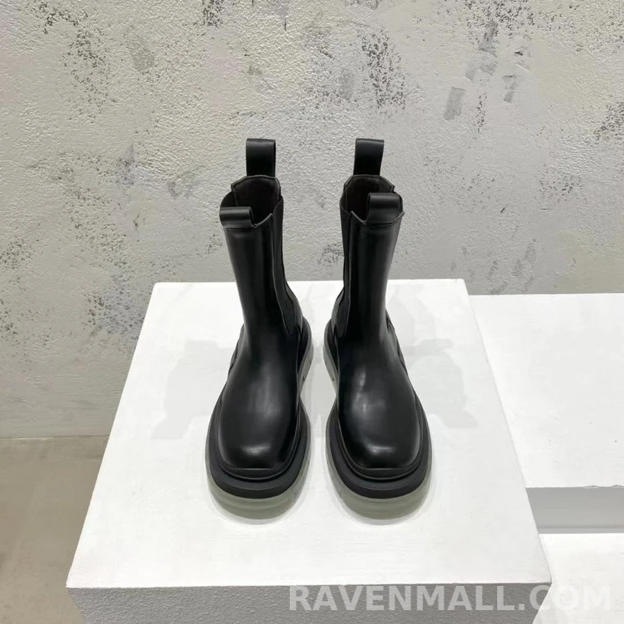 보테가베네타 보테가 베네타 타이어 첼시 부츠 트렌스퍼렌트 상세 이미지