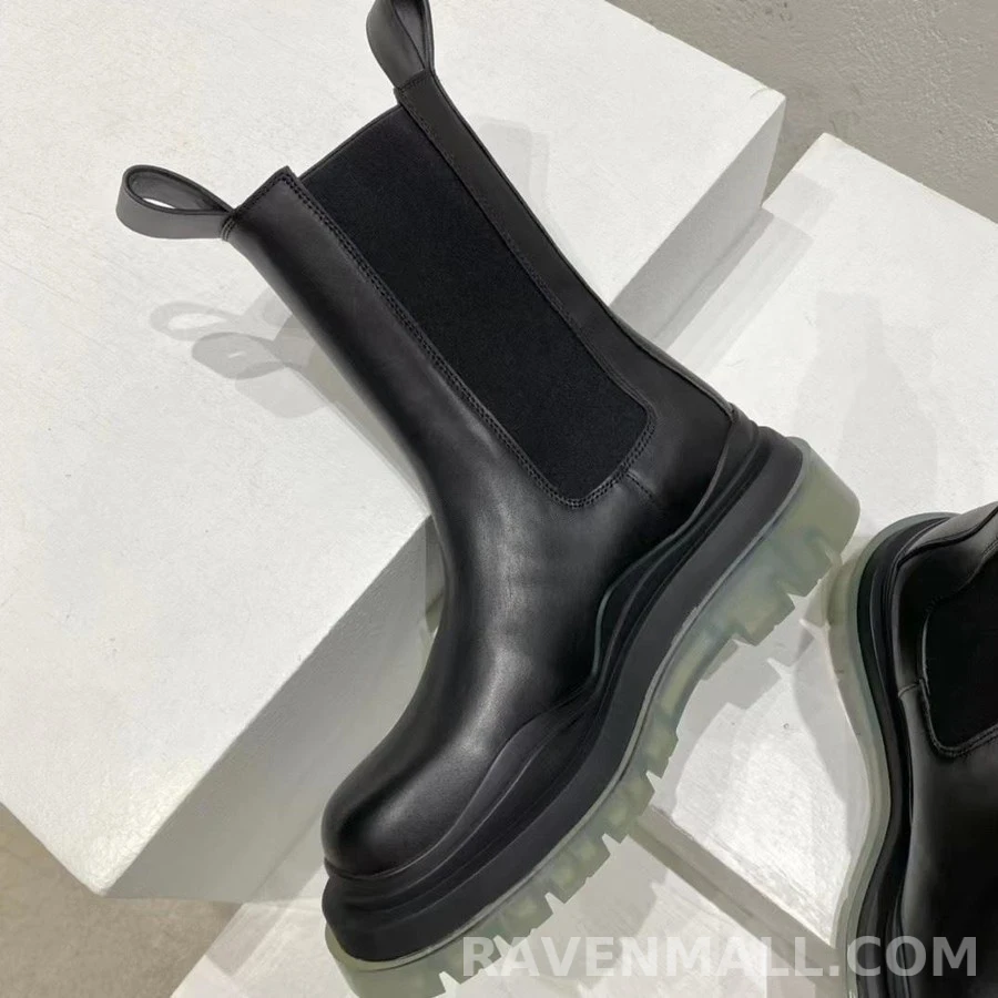 보테가베네타 보테가 베네타 타이어 첼시 부츠 트렌스퍼렌트 상세 이미지