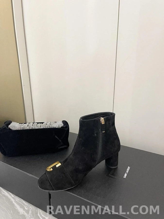 디올 디올 C'EST DIOR 스웨이드 힐 앵클부츠 상세 이미지