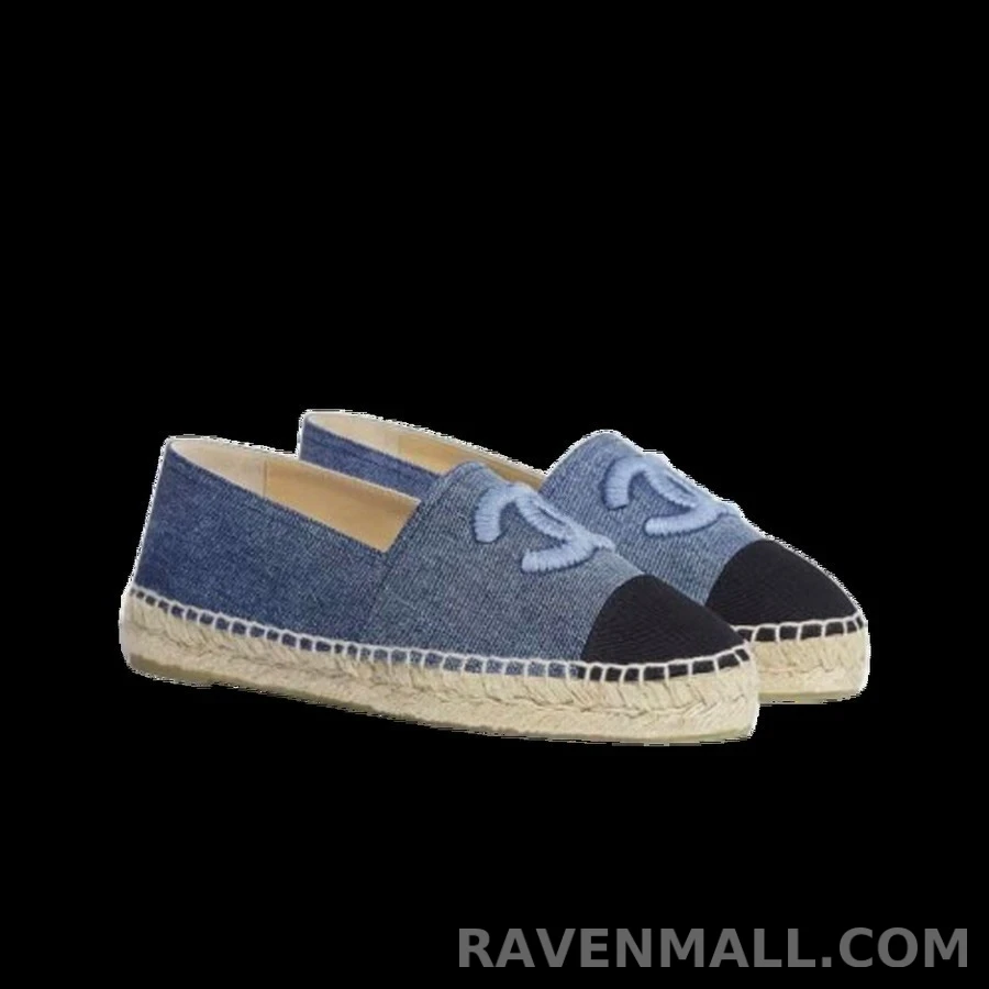 샤넬 샤넬 CC Espadrille 데님 상세 이미지