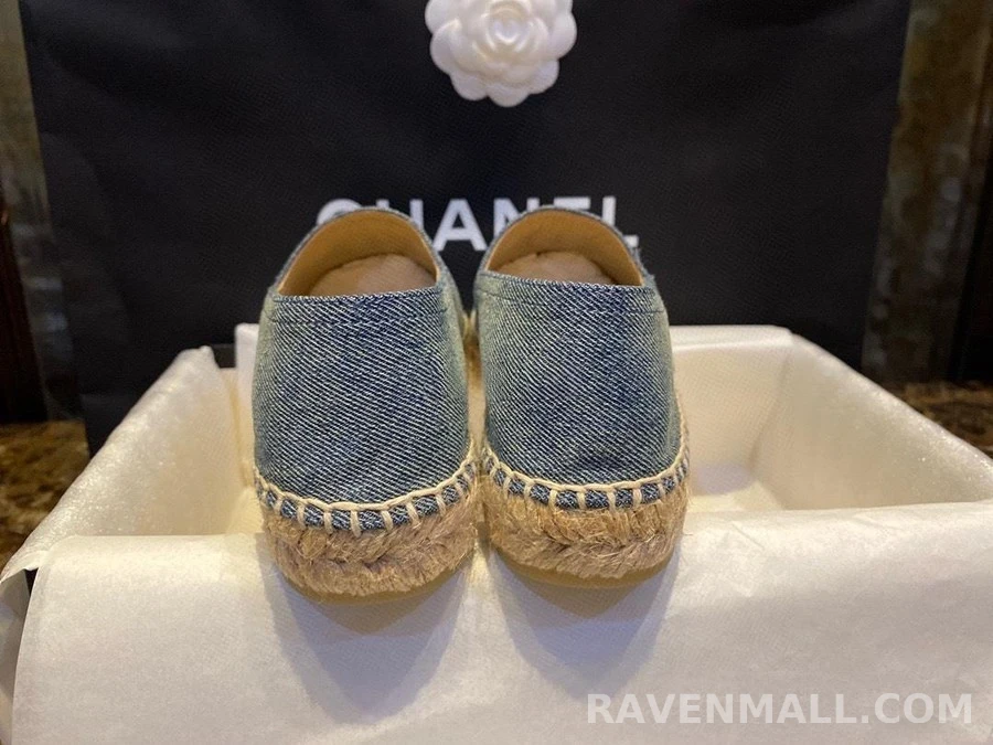 샤넬 샤넬 CC Espadrille 데님 상세 이미지