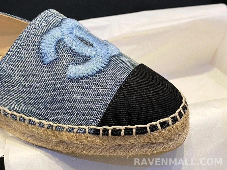 샤넬 샤넬 CC Espadrille 데님 상세 이미지