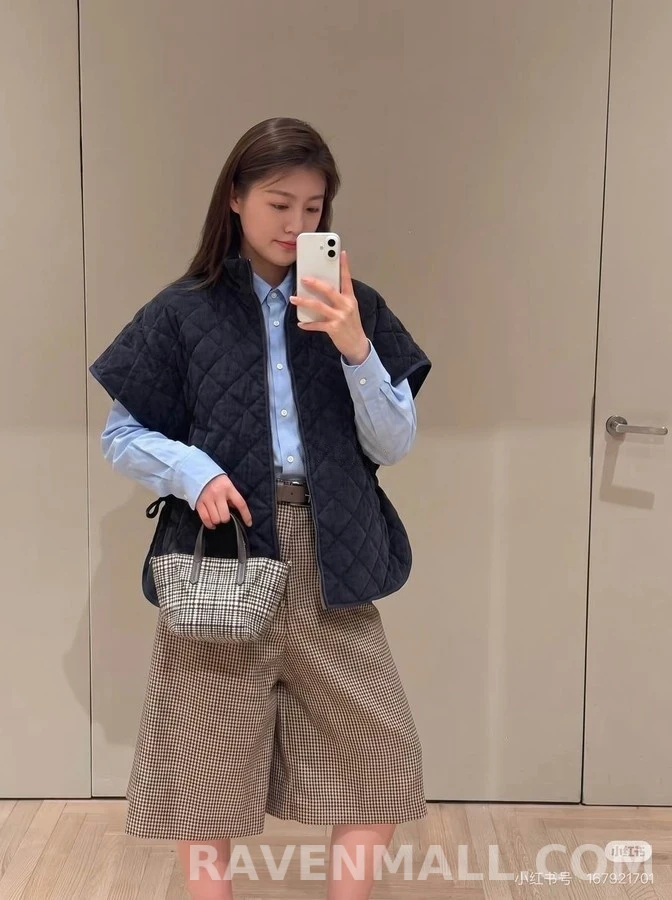 브루넬로 쿠치넬리 브루넬로 쿠치넬리 퀼팅 드로스트링 케이프 자켓 상세 이미지
