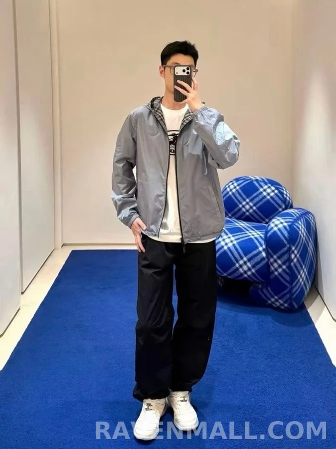 버버리 버버리 리버시블 플래드 후드 집업 상세 이미지