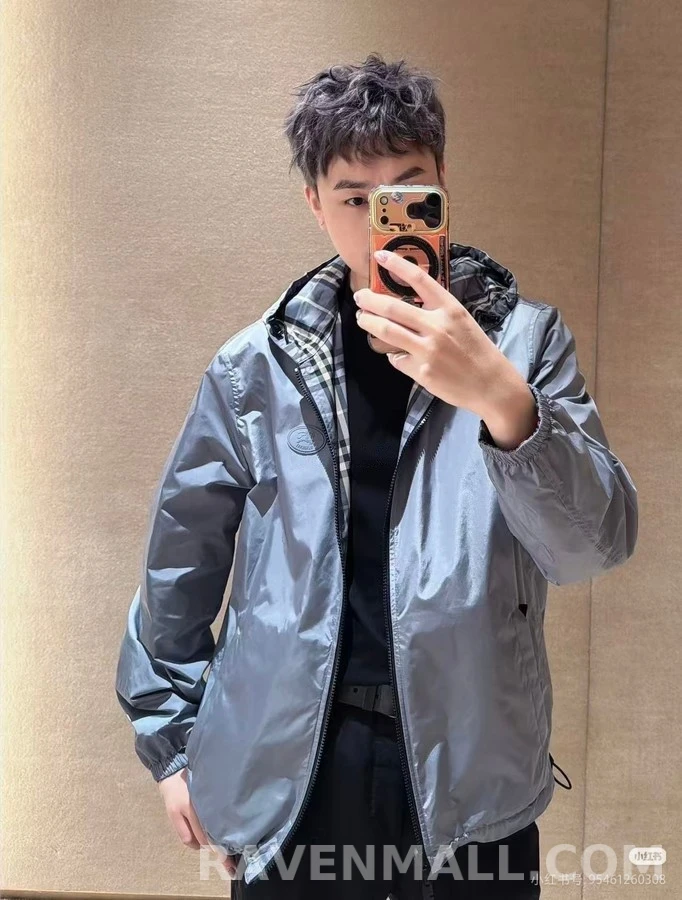 버버리 버버리 리버시블 플래드 후드 집업 상세 이미지