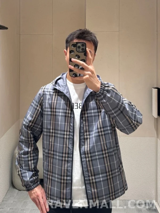 버버리 버버리 리버시블 플래드 후드 집업 상세 이미지
