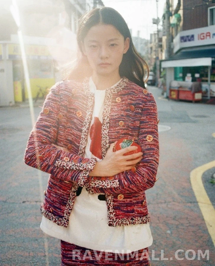 샤넬 샤넬 트위드 금장 단추 자켓 상세 이미지