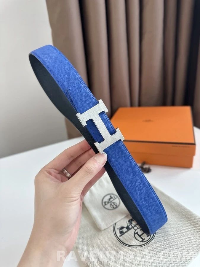 에르메스 에르메스 H Strie 리버서블 벨트 상세 이미지