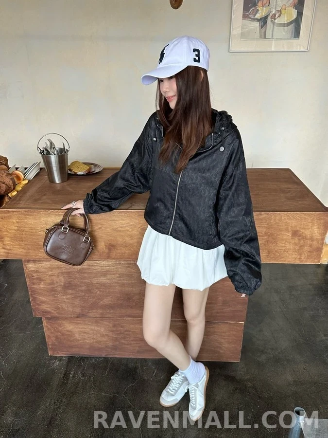 디올 디올 오블리크 크롭 후드 집업 상세 이미지