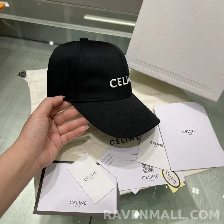 셀린느 셀린느 자수로고 베이스볼 캡 상세 이미지