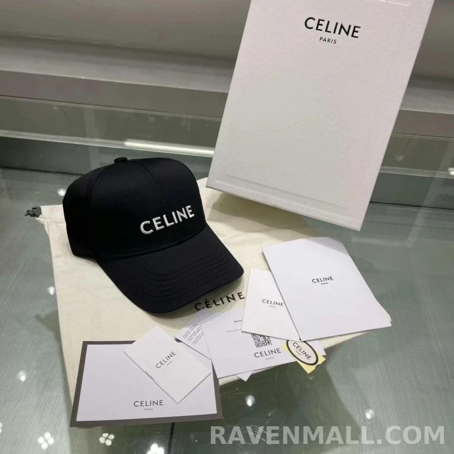 셀린느 셀린느 자수로고 베이스볼 캡 상세 이미지
