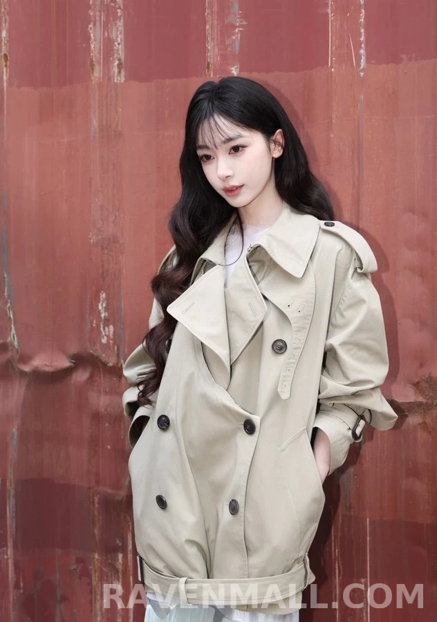 메종 마르지엘라 메종마르지엘라 더블 브레스트 벨트 자켓 상세 이미지