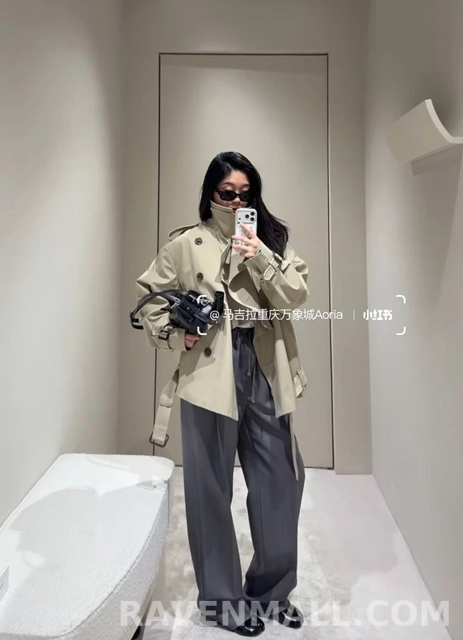 메종 마르지엘라 메종마르지엘라 더블 브레스트 벨트 자켓 상세 이미지