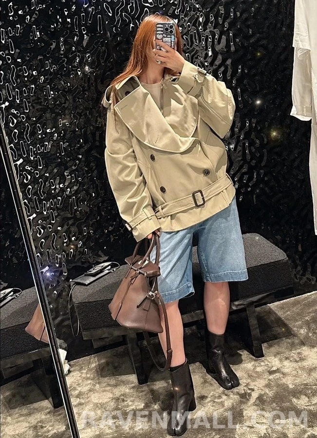 메종 마르지엘라 메종마르지엘라 더블 브레스트 벨트 자켓 상세 이미지