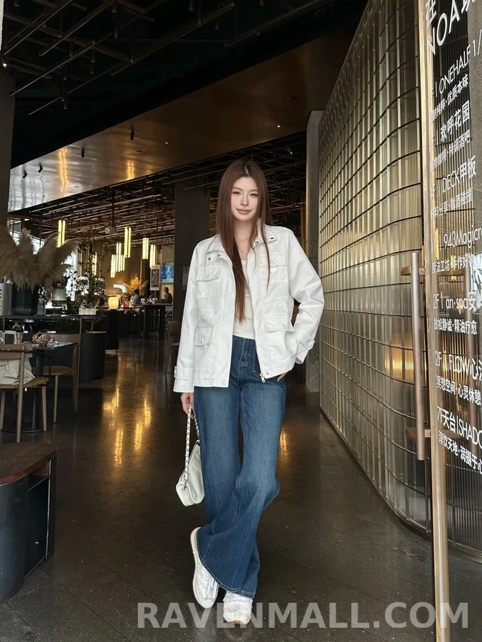 프라다 프라다 삼각 로고 멀티 포켓 자켓 상세 이미지