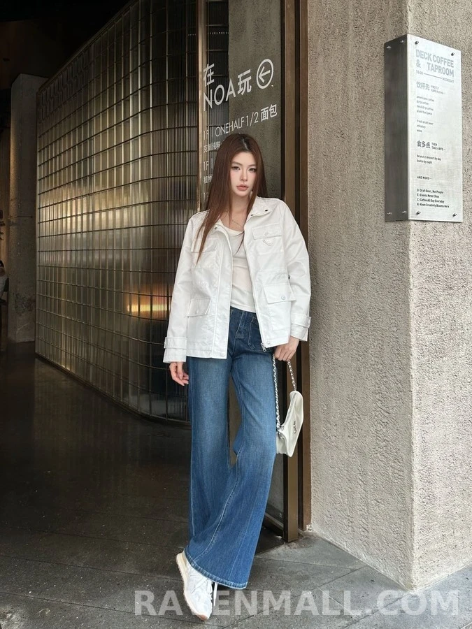 프라다 프라다 삼각 로고 멀티 포켓 자켓 상세 이미지