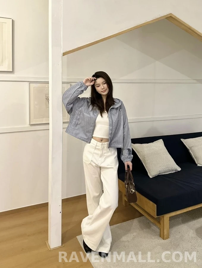 디올 디올 오블리크 크롭 후드 집업 상세 이미지