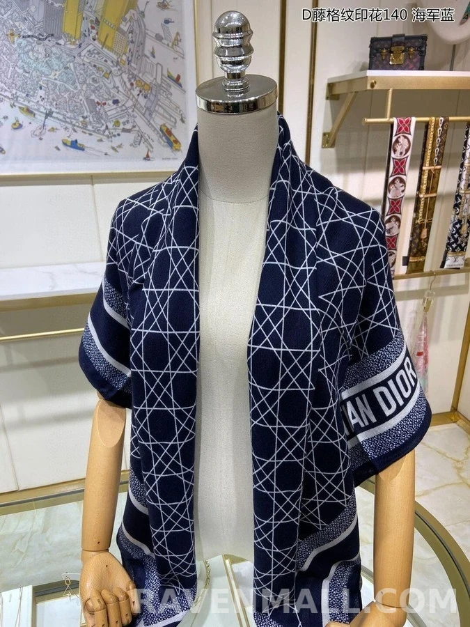 디올 디올 까나쥬 90 스퀘어 스카프 상세 이미지