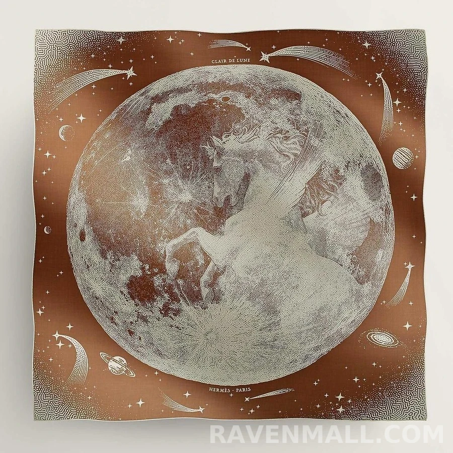 에르메스 에르메스 Clair DE LUNE 140 숄 스카프 상세 이미지