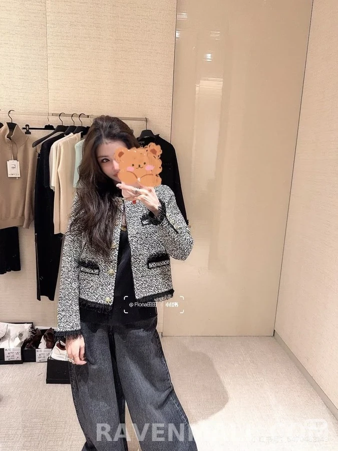 샤넬 샤넬 트위드 프릴 자켓 상세 이미지