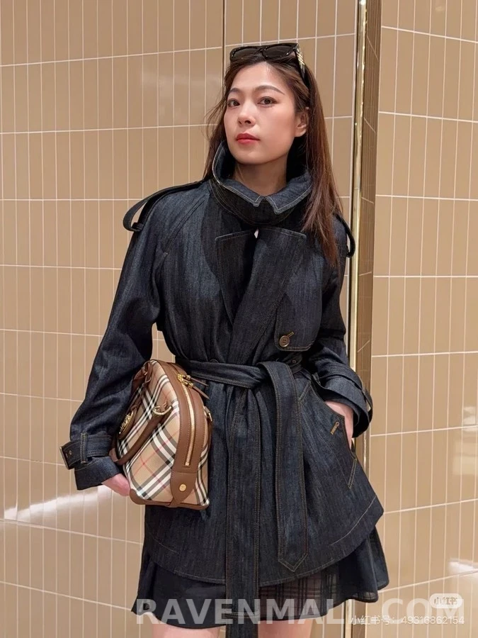 버버리 버버리 데님 트렌치 자켓 상세 이미지