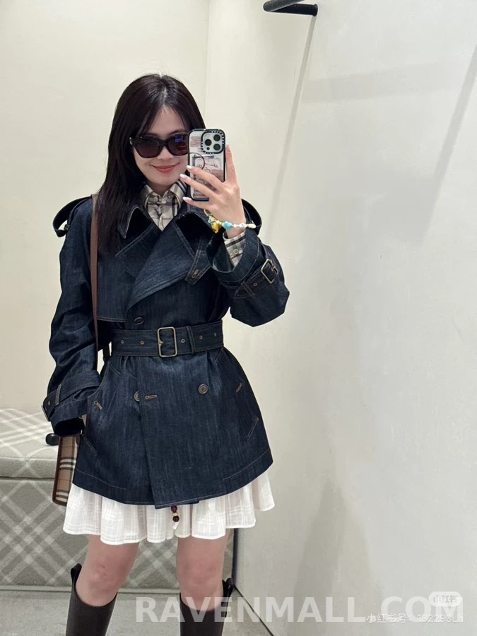 버버리 버버리 데님 트렌치 자켓 상세 이미지