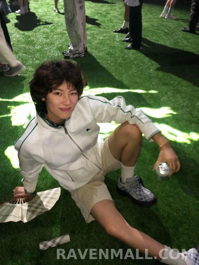 버버리 버버리 배색 트랙 자켓 상세 이미지