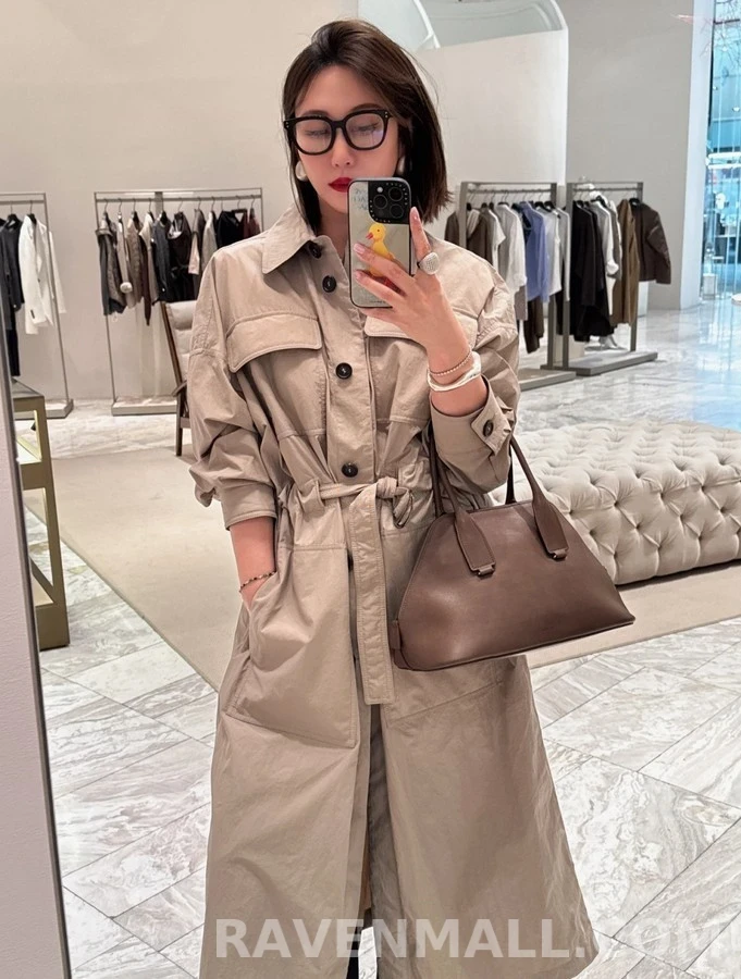 브루넬로 쿠치넬리 브루넬로 쿠치넬리 유틸리티 벨티드 코트 상세 이미지