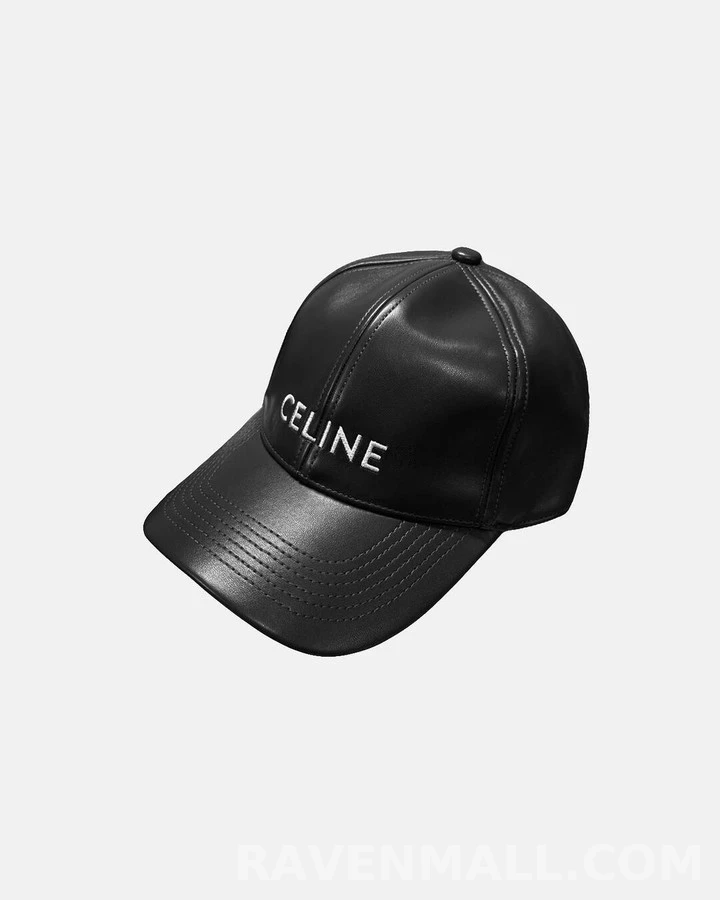셀린느 셀린느 Celine 레더 베이스볼 캡 상세 이미지